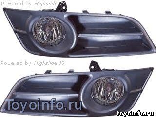 Установка противотуманных фар на Тойота Королла Хэтч кузов 120