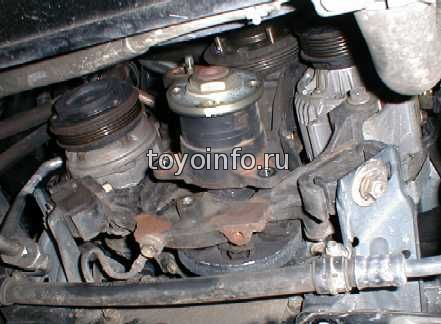 замена ремня ГРМ на Toyota Estima Emina