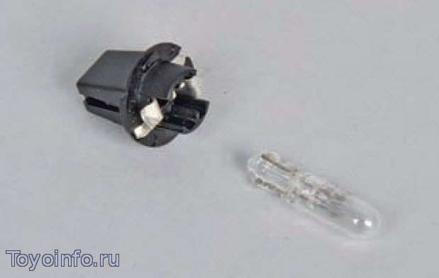Лампа W1,2W, W2.3W